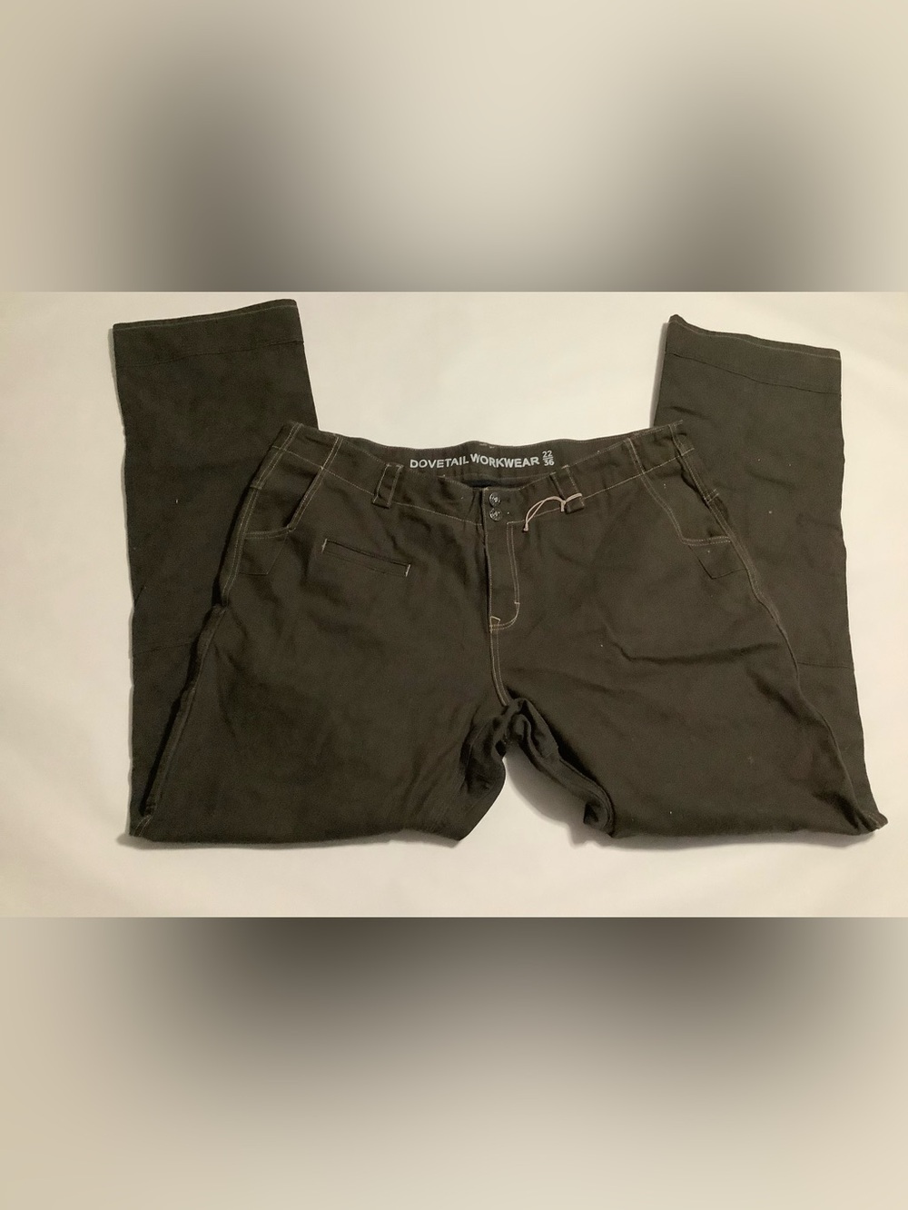 Dovetail Workwear Men's Black Cargo Pants